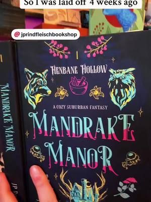 More on the way!!! Go check @jprindfleisch bookshop  Mandrake Manor is a cozy queer fantasy full of magic, mystery, and just enough mayhem to keep the neighbors talking. This is a suburban fantasy with: Found family dynamics Queer romance across three POVs (including one nonbinary character) A sentient-feeling manor with too many secrets A flirt with a mission and a writer with a dream And the most terrifying force of all... the Homeowner’s Association For fans of: Cozy fantasy with queer joy Whimsical worldbuilding and light mystery Sass over spice, and character over chaos The House in the Cerulean Sea, Legends & Lattes, and Gilmore Girls energy Low stakes, high vibes. No spice, just heart. All sass. Mandrake Manor is perfect for readers who want cozy fantasy, LGBTQ+ characters, lighthearted banter, found family, and a little suburban witchiness.#Inverted  #cozyfantasy #queerfantasy #booktok #authorsoftiktok #fantasybooks #tiktokreads 