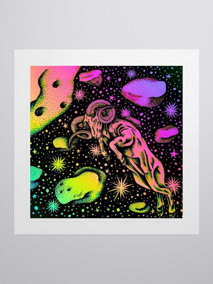Limited Edition Aries Zodiac Kiss Cut Stickers product image (1)