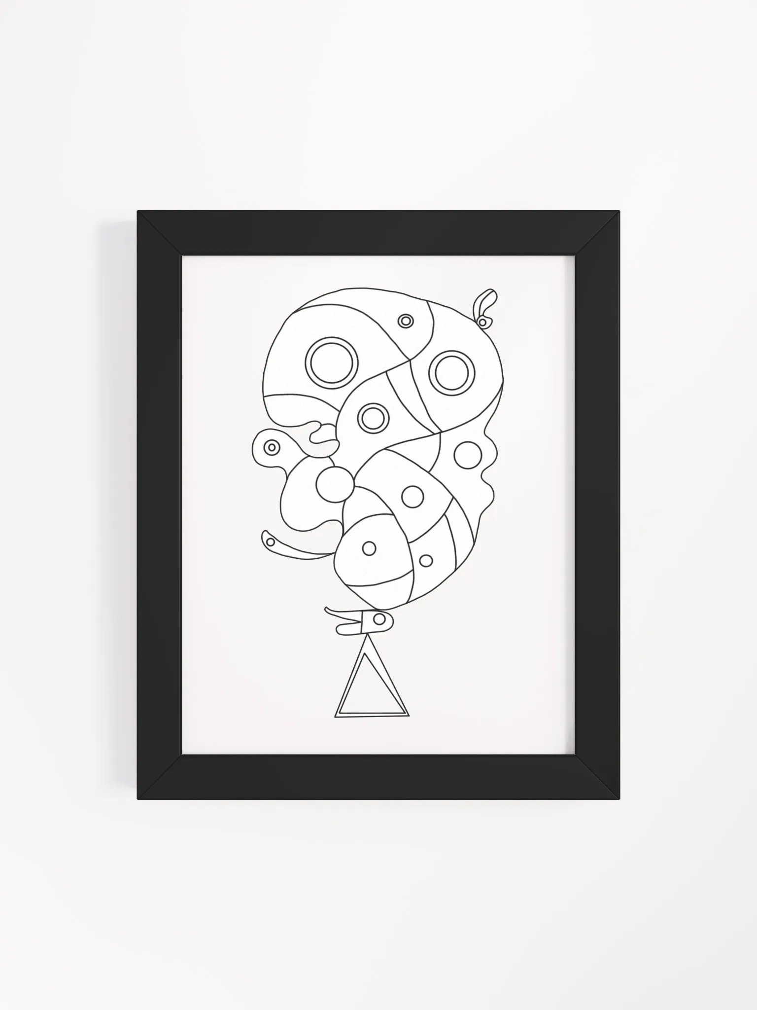 Color-Your-Own Kandinsky's Framed Poster! product image (76)