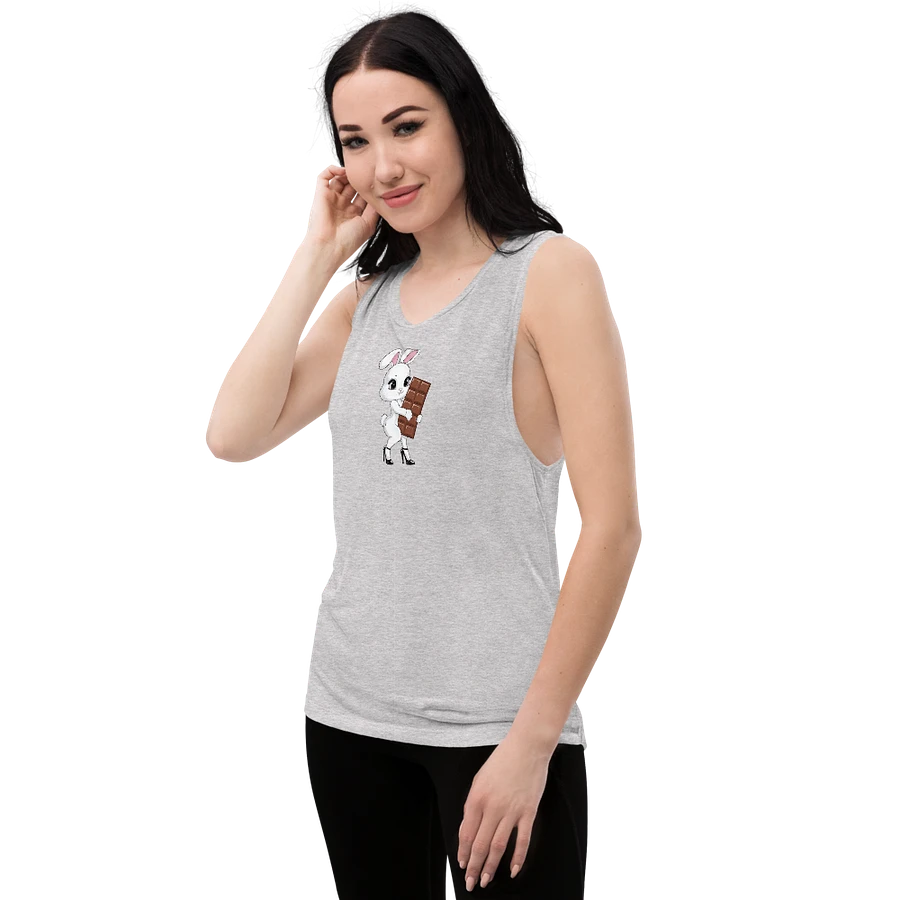 QOS Snow bunny with chocolate bar flowy tank top product image (56)