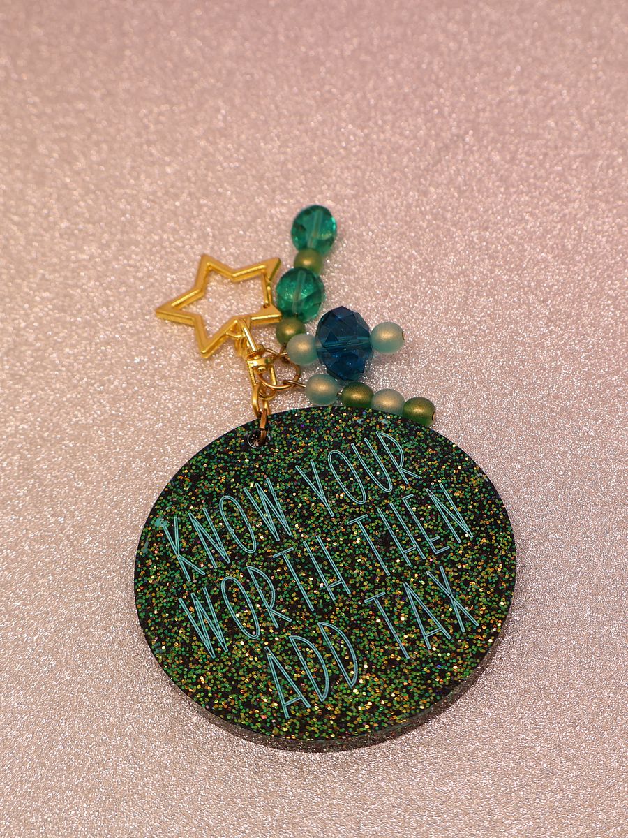 Know Your Worth Keychain product image (6)