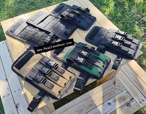 Family photo, Coyote two tone is up on the site!

#oldgen #tacticalgear #mp5 #dropleg #handmade #90s
