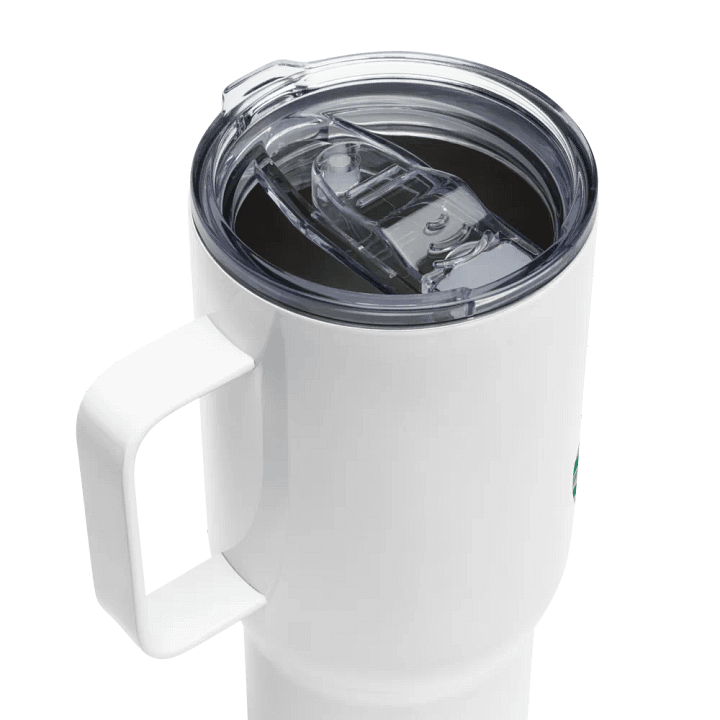 Wheelie, Green Camo Handled Travel Mug product image (2)