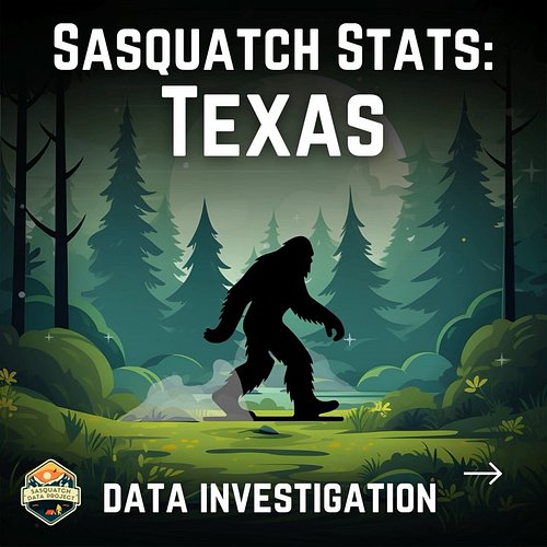 This week I finished adding all the Texas BFRO reports to the SDP dataset! Here’s a brief overview of sighting reports. Did a...