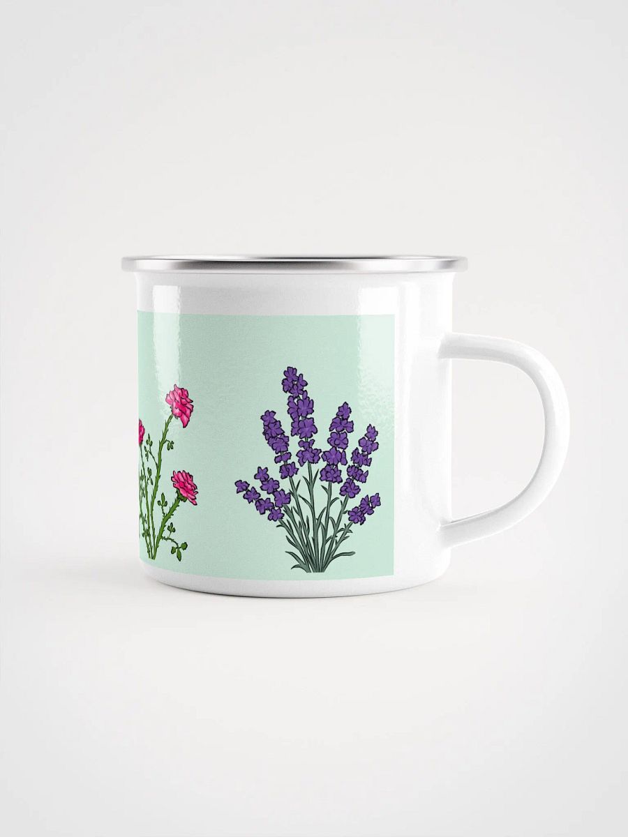 Floral Adventure Enamel Mug product image (1)