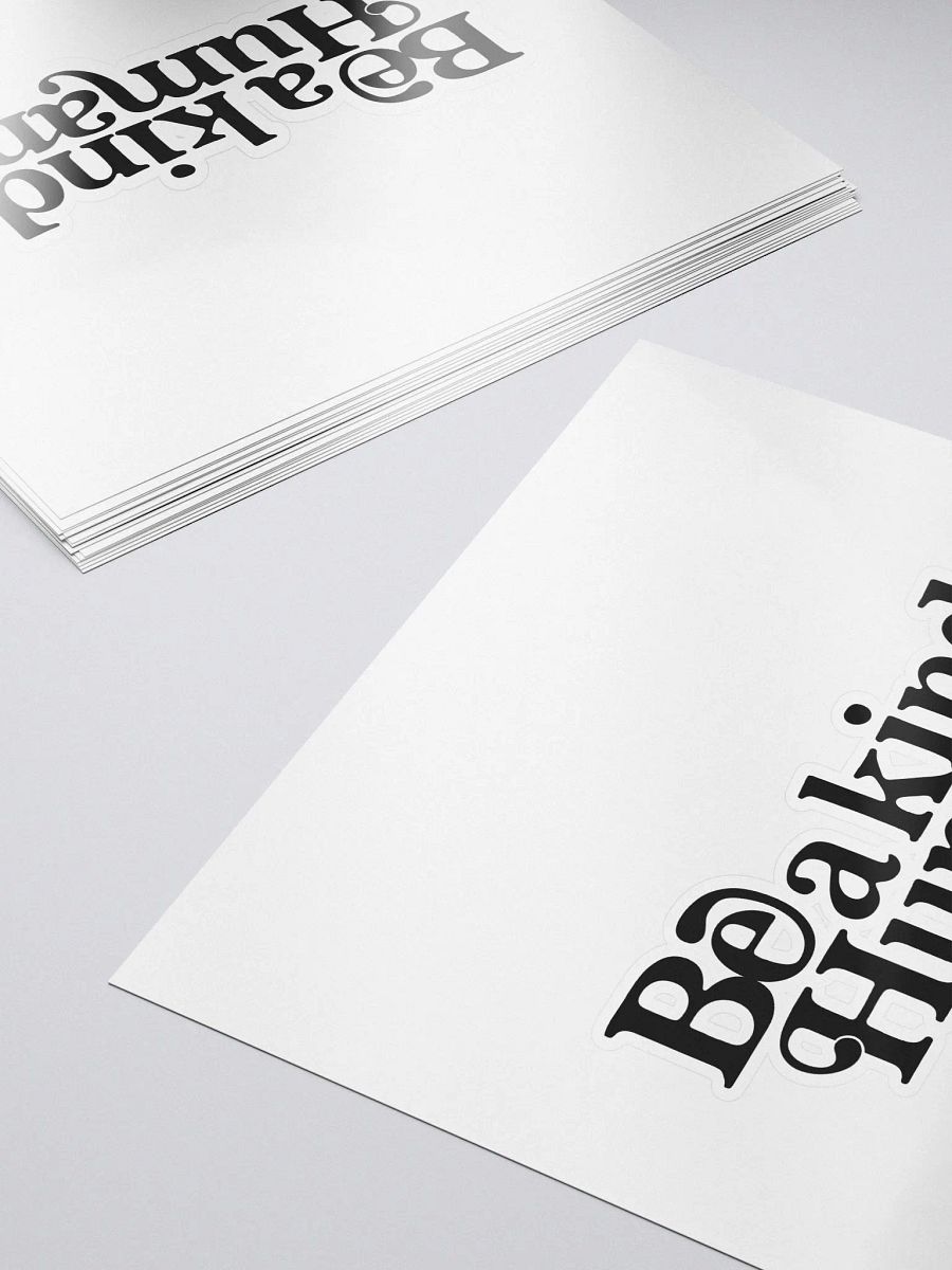 Be A Kind Human Sticker product image (5)