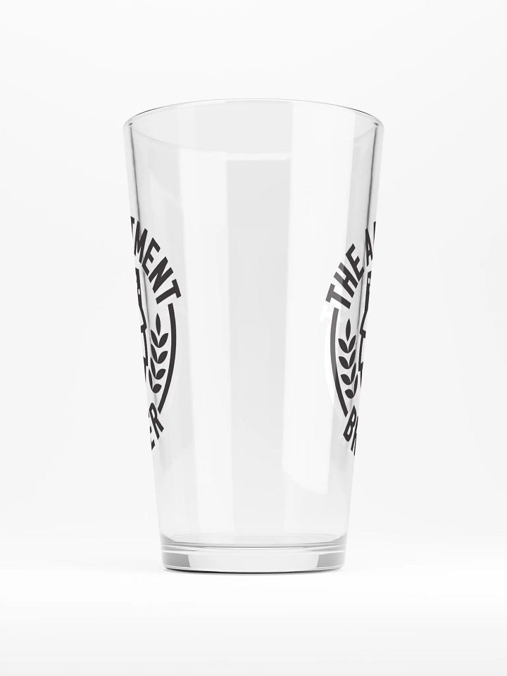 Main Logo Pint Glass (Black) product image (2)