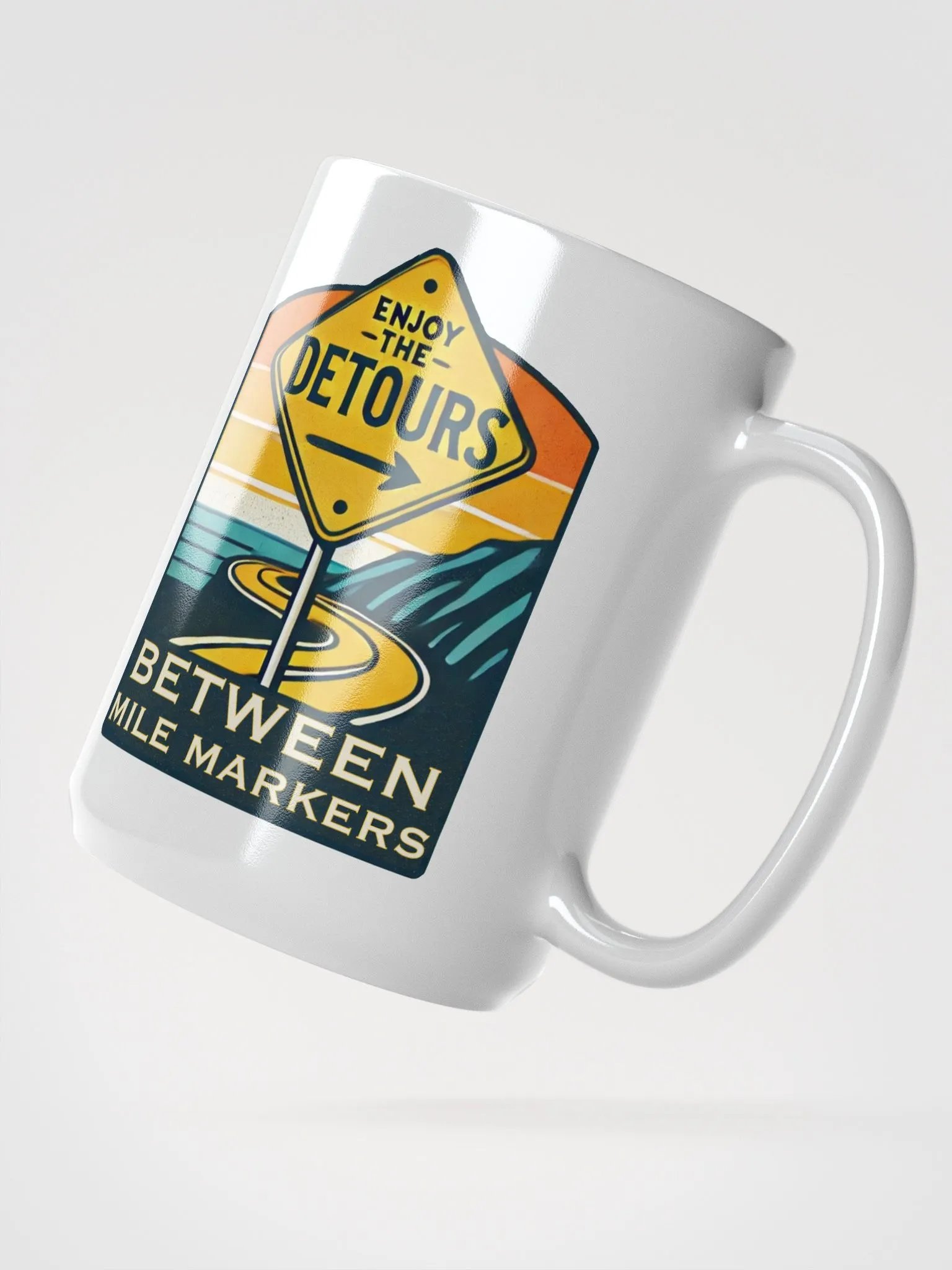 Enjoy The Detours White Coffee Mug product image (2)