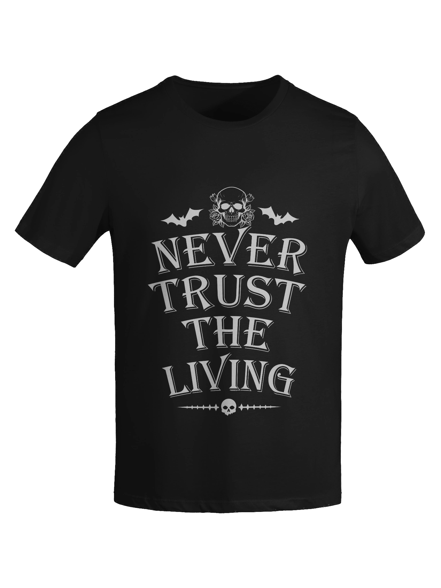[UM Designs] Recently Never Trust the Living [white] - Women's Graphic Tee product image (7)