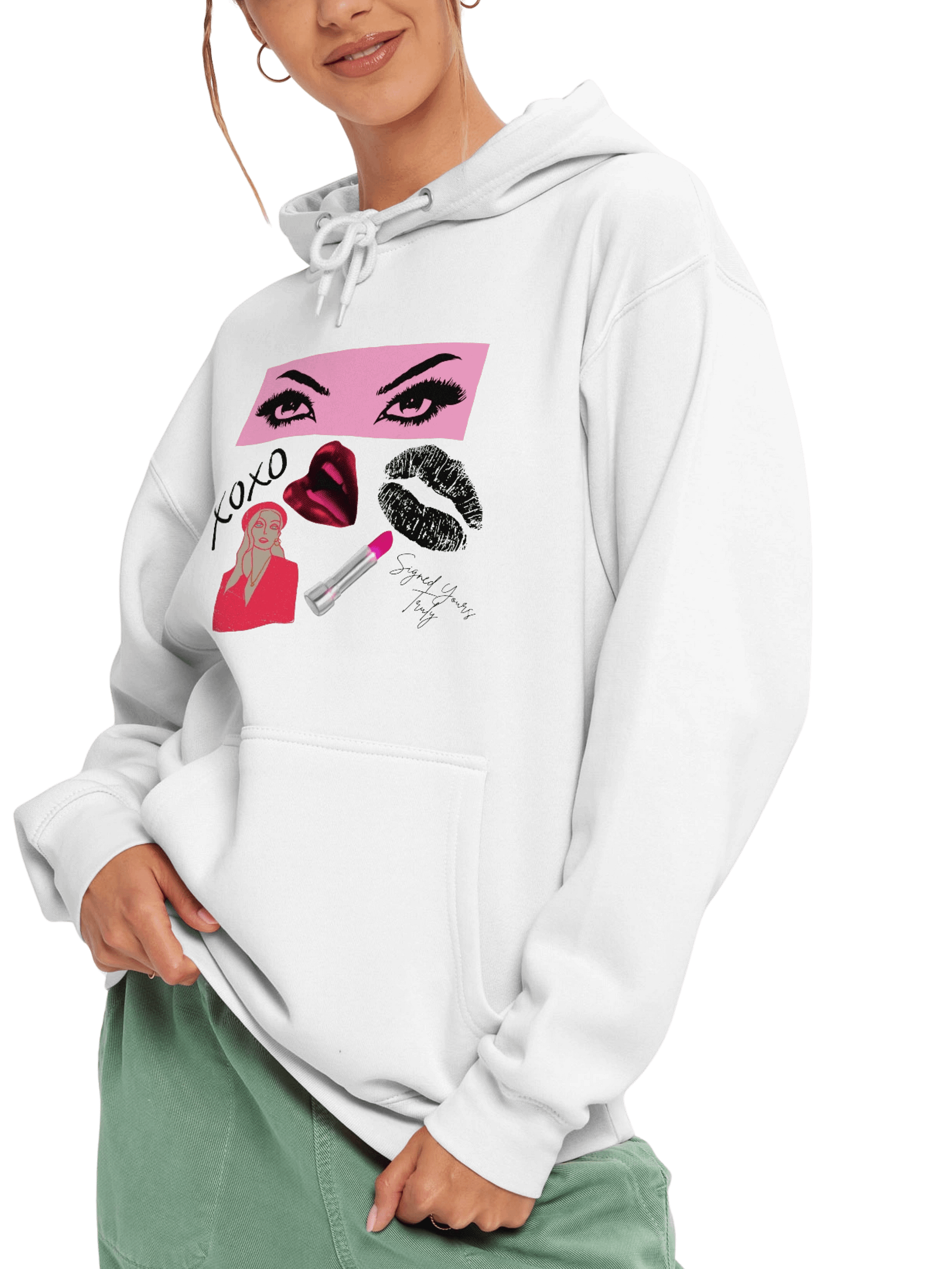 "XOXO" Collage Premium Pullover Hoodie product image (2)