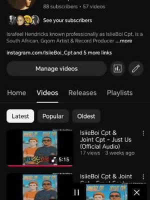 Just Us Ep Out On All Platforms @Tristan Joint @YMR #gqomtotheworld #YMR #viral #southafrica #Isiieboi_Cpt 
