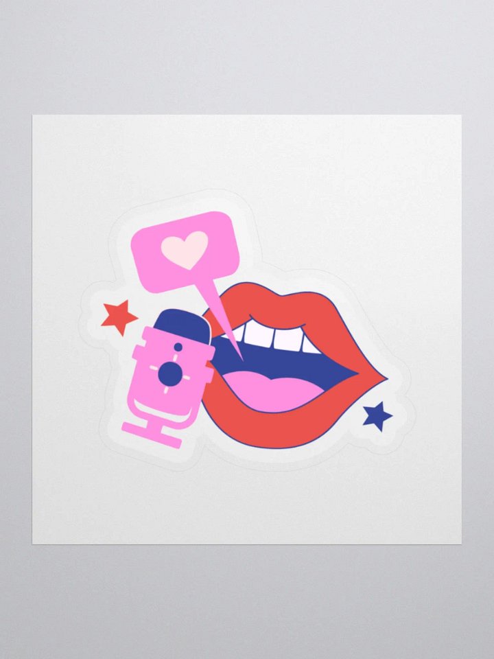AfterNoona Delight Logo Sticker Plain product image (1)