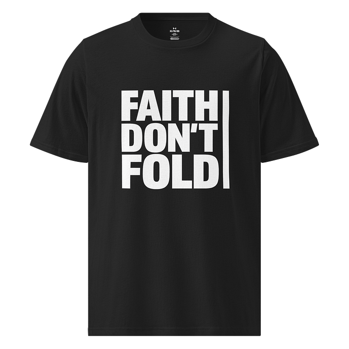 “Faith Don’t Fold” – Under Armour® Athletic T-Shirt product image (1)