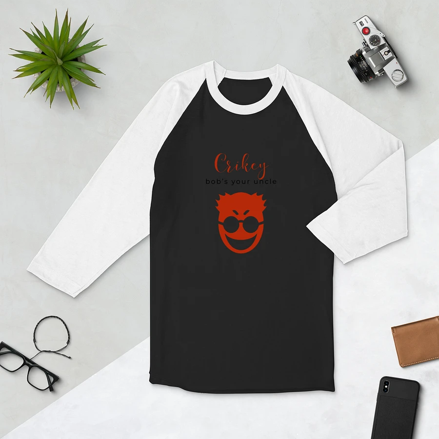 Crikey Bob's your uncle. Shades Raglan Tee product image (6)