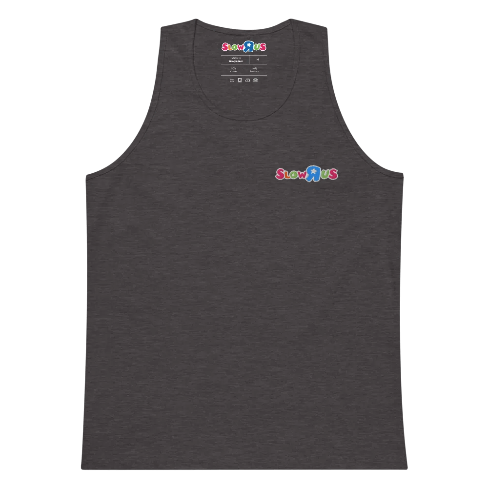 SLOW-R-US UNISEX EMBROIDERED SLEEVELESS TEE product image (2)
