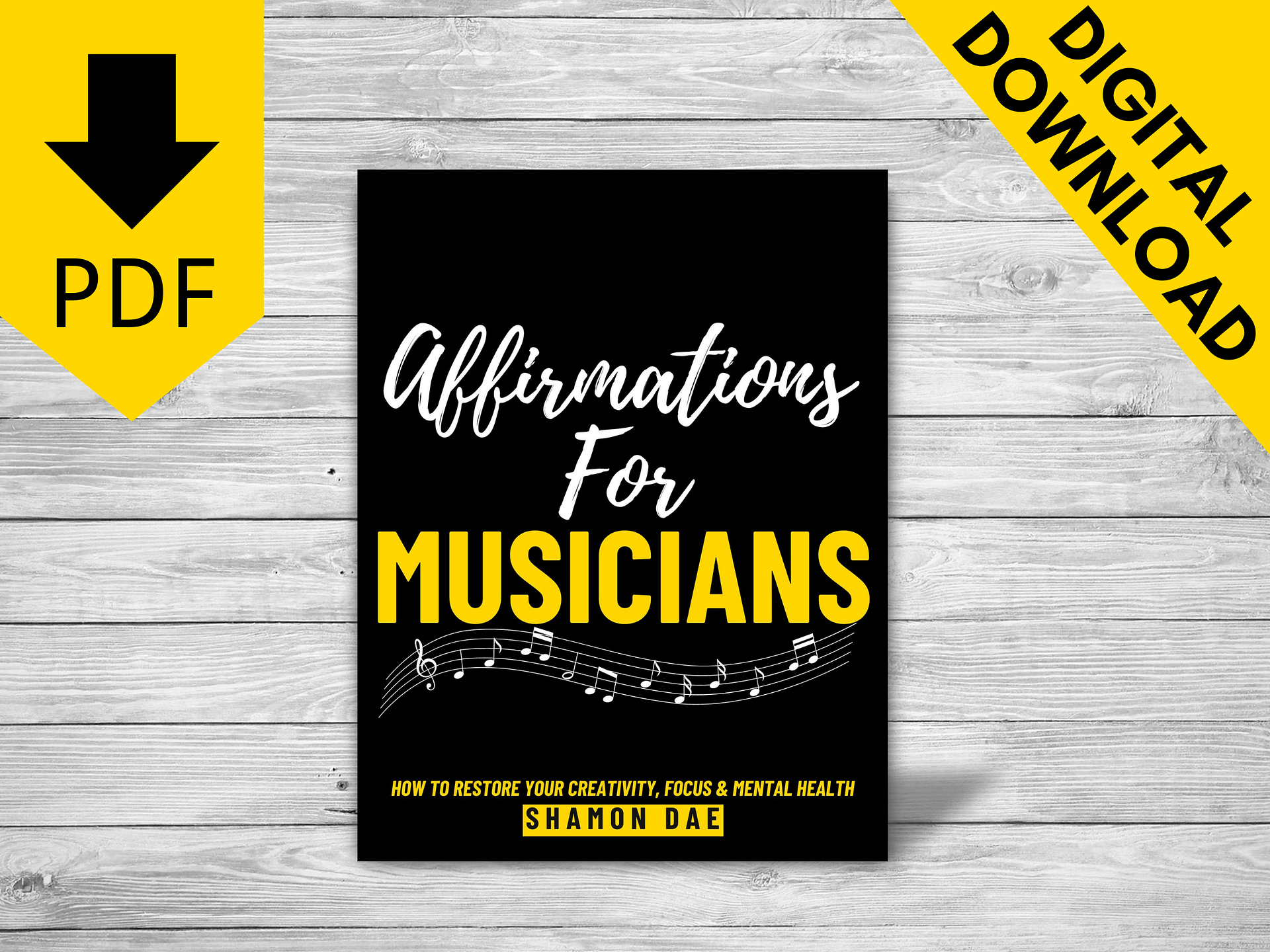 Affirmations for Musicians Book - Instant Download product image (1)