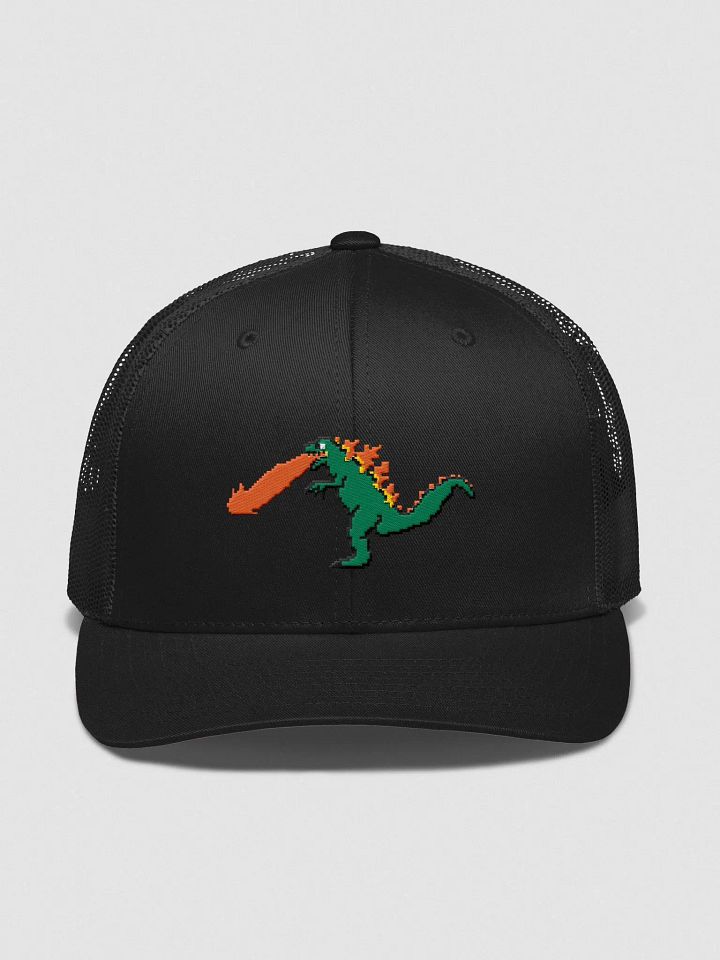 QSHW HUBZILLAA EMBROIDERED LOGO RETRO TRUCKER HAT product image (1)