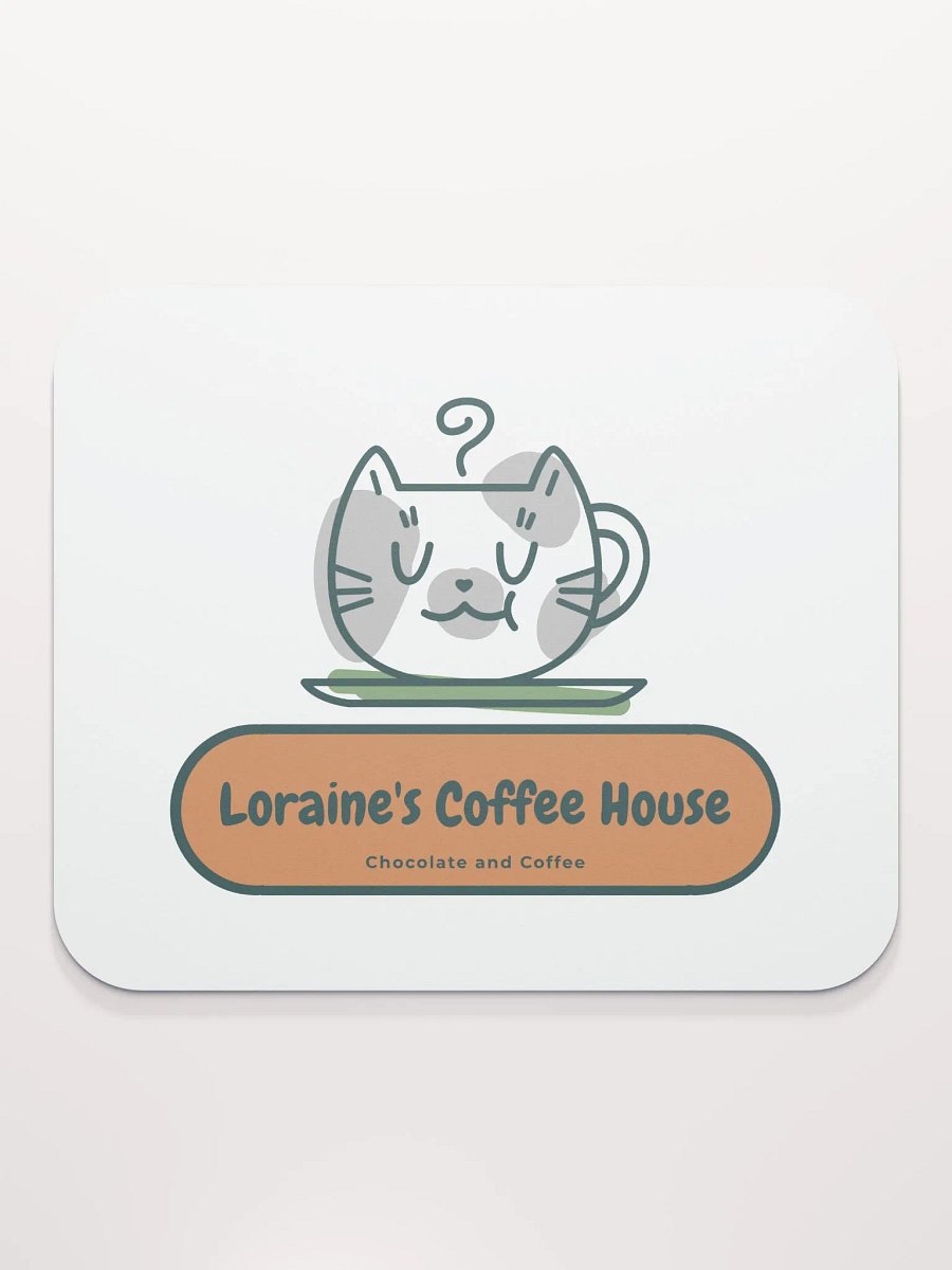 Loraine's Kitty Coffee Mouse Pad product image (2)