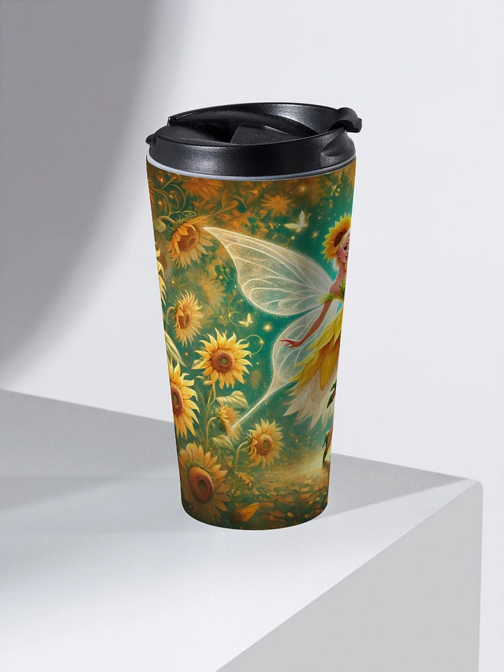 Sunflower Fairy Stainless Steel Travel Mug product image (2)