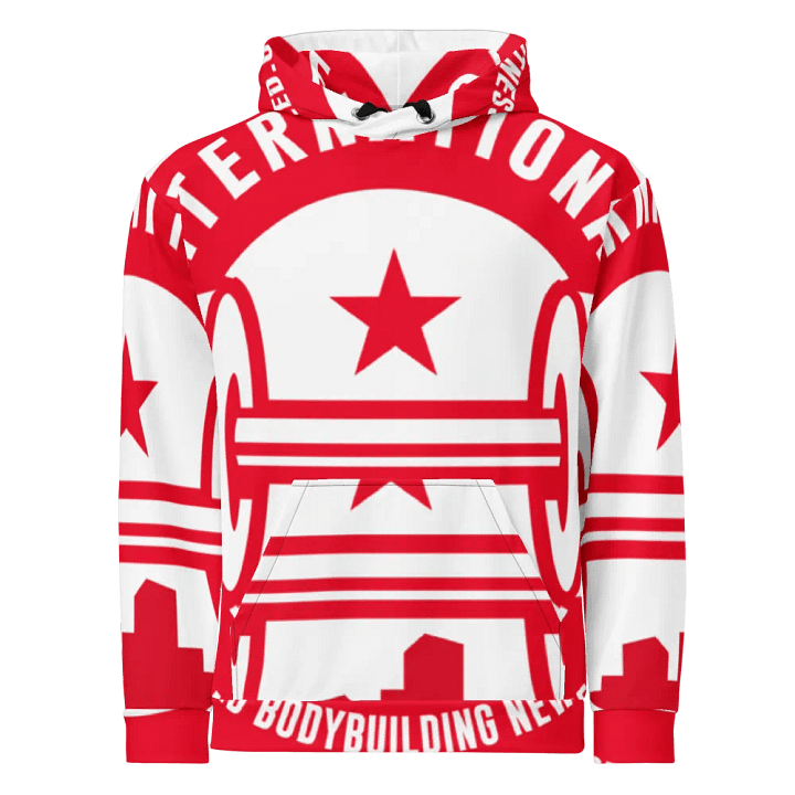 IFBNewsfeed.Org's All-Over Print Recycled Unisex Hoodie product image (1)