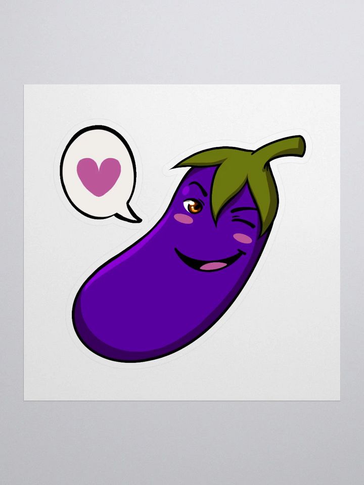 Eggplant Love Stickers product image (1)