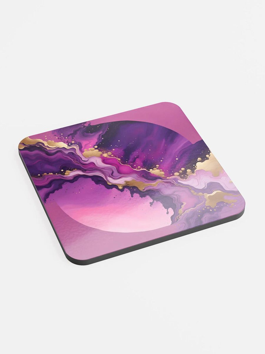 Violet Radiance - Dutch Pour Sunrise Coaster product image (2)