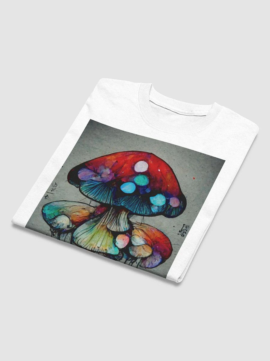 Stained glass mushrooms tee product image (4)