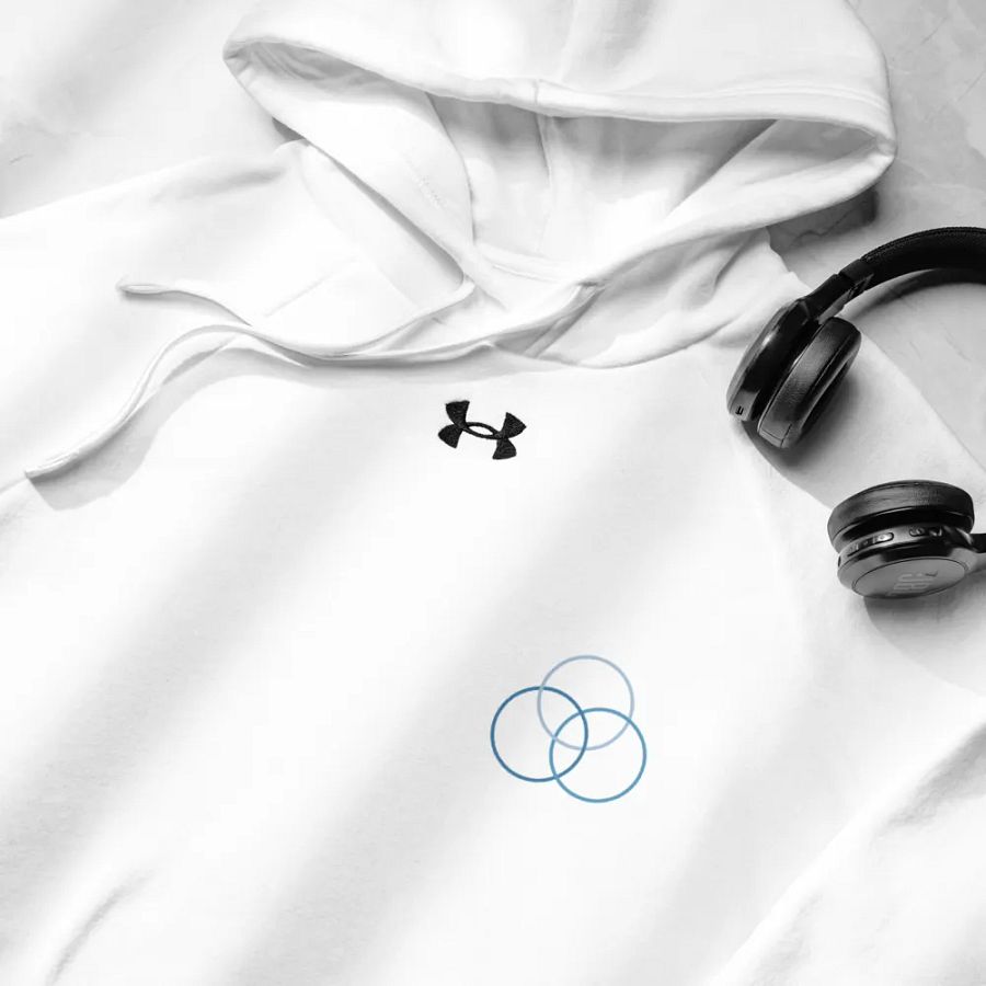Kalkstein Chiropractic Under Armour Hoodie (White) product image (3)