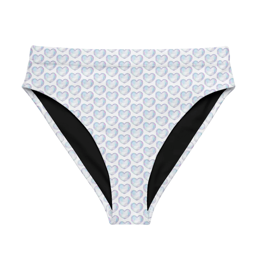 High Waisted Heart Bubble Bikini Bottoms product image (1)