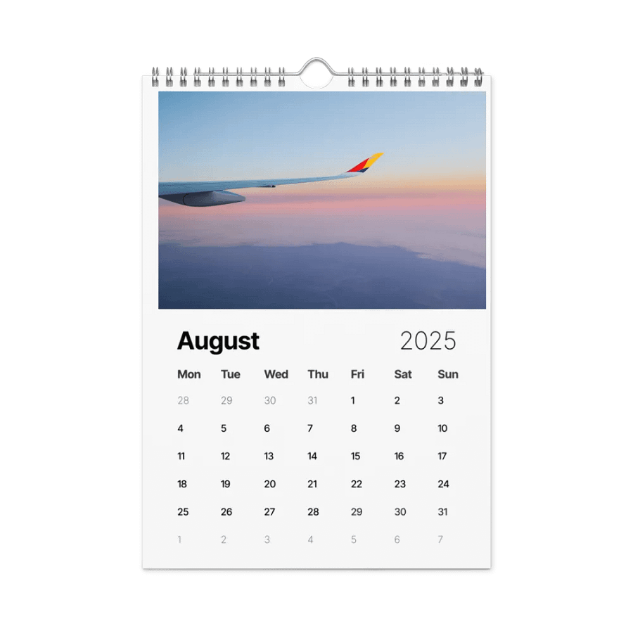 2025 Wall Calendar - Best Of: Wing Views - (A3 or A4) product image (12)