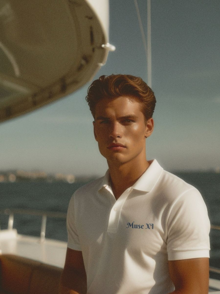 Muse XI x Adidas Performance Polo Shirt (blue) product image (12)