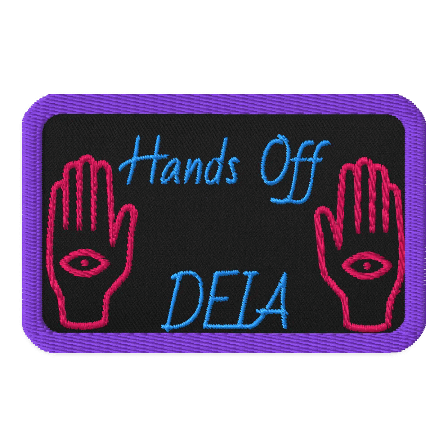 Hands Off DEIA, HOD, Rectangle Patch product image (1)