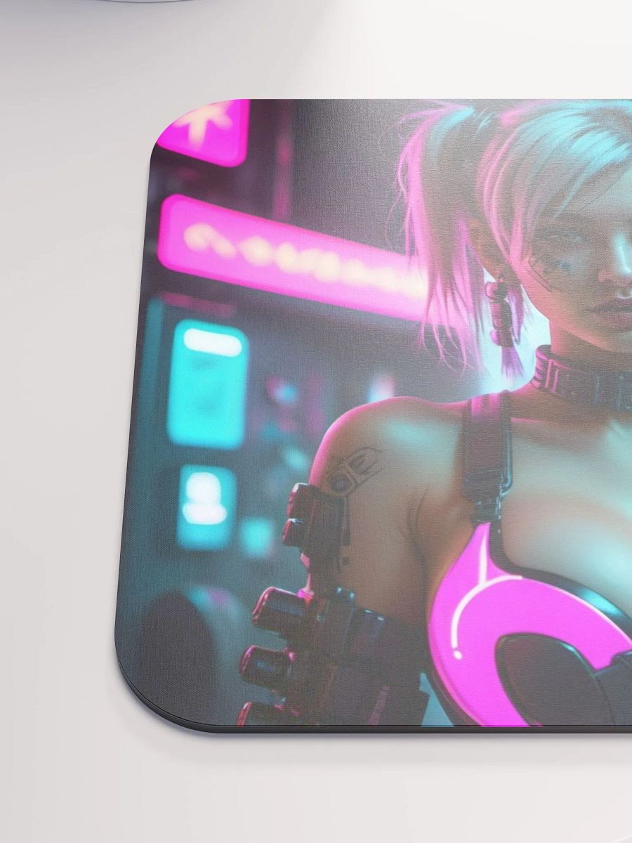 Neon Cyberpunk Mouse Pad product image (7)