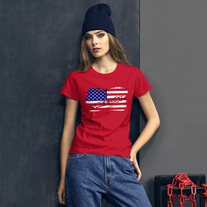 Freedom Flag Women’s Tee product image (2)
