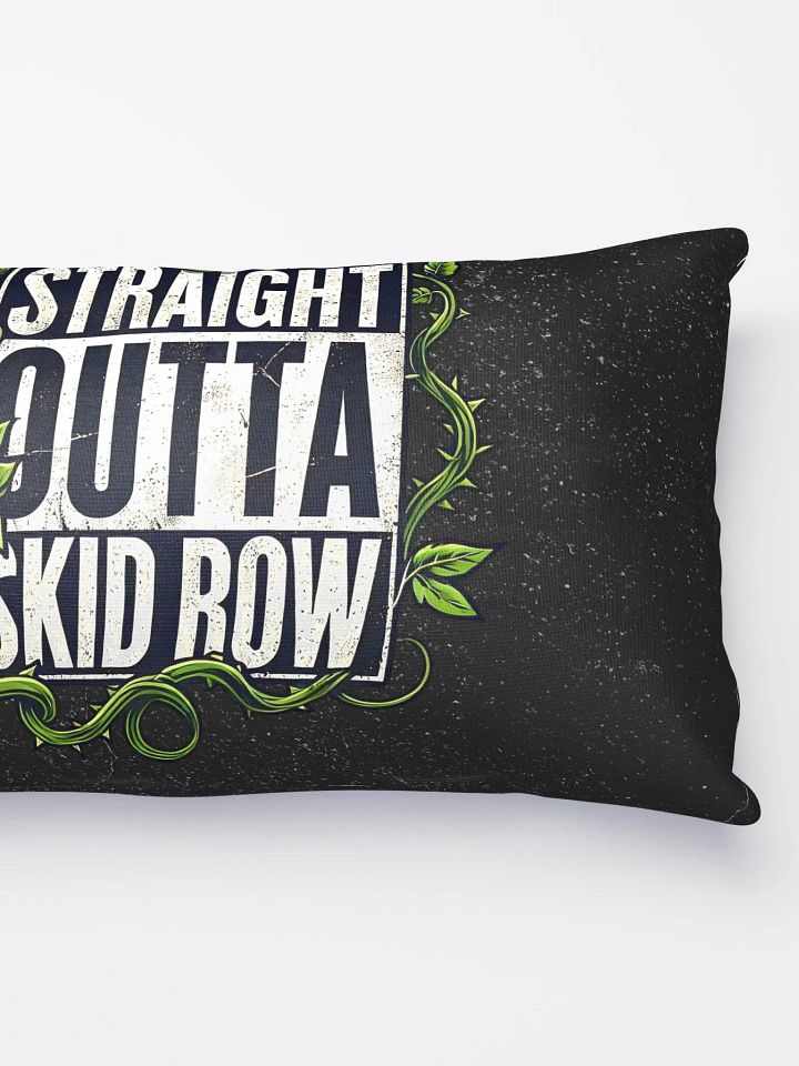 Straight Outta Skid Row Little Shop of Horrors Pillow – All-Over Print Broadway Decor product image (2)