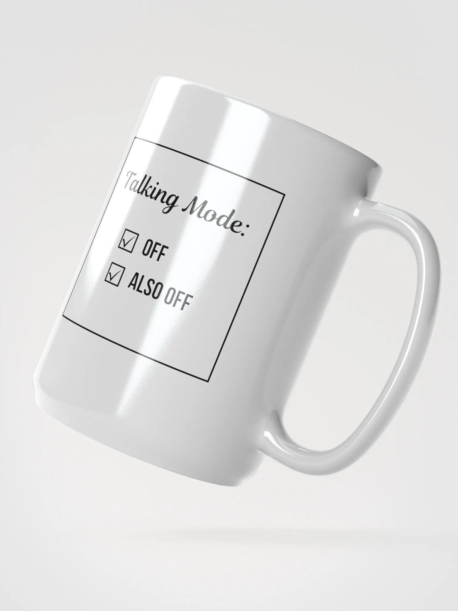 Talking Mode: Off Mug product image (2)