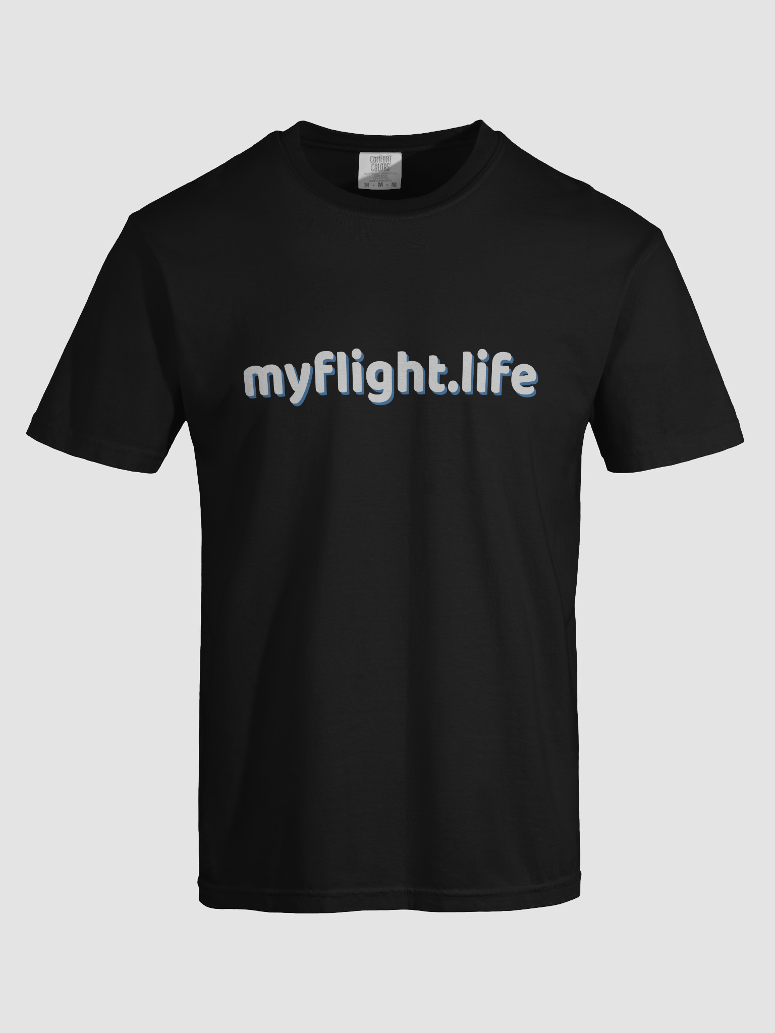 MYFLIGHT.LIFE LOGO DARK | T-Shirt For Route Trackers product image (1)