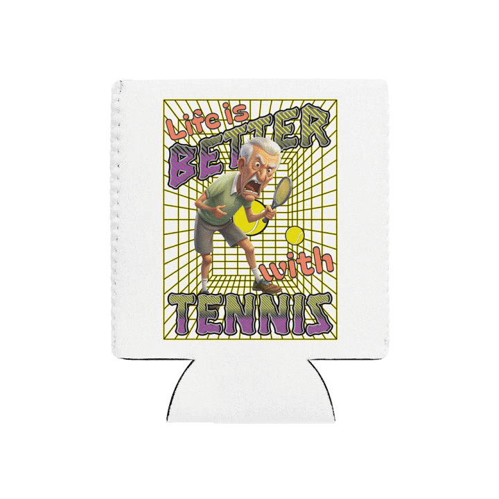 Life Is Better With Tennis Male Golden Years Coozie product image (1)
