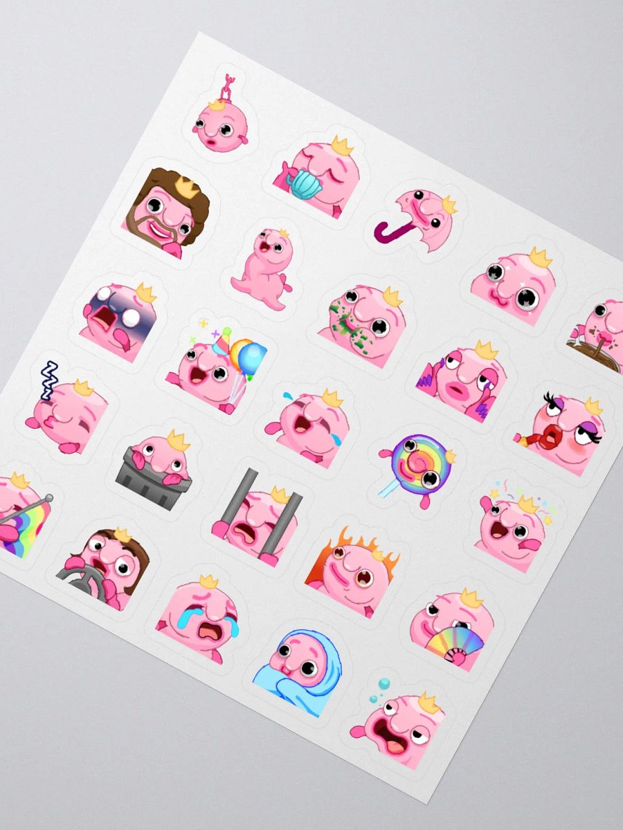 Blobarella Emotes Sticker Sheet product image (2)
