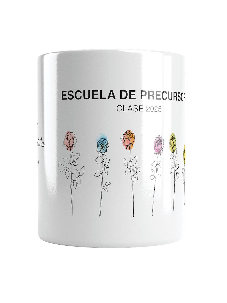 TAZA ESCUELA DE PRECURSOR 2025 FLORAL CON MARIPOSA product image (1)
