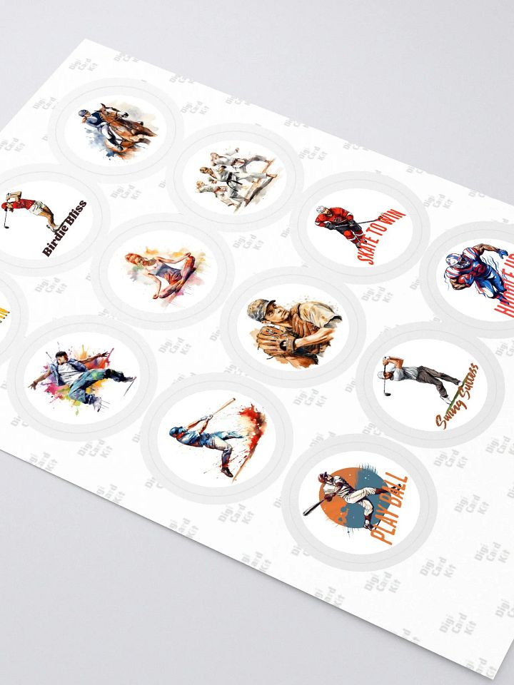Sticker sheet sports product image (2)