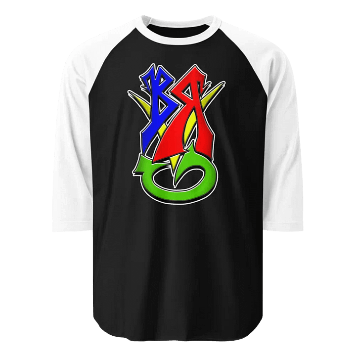 BRVG Graffiti Baseball Raglan Tee product image (1)