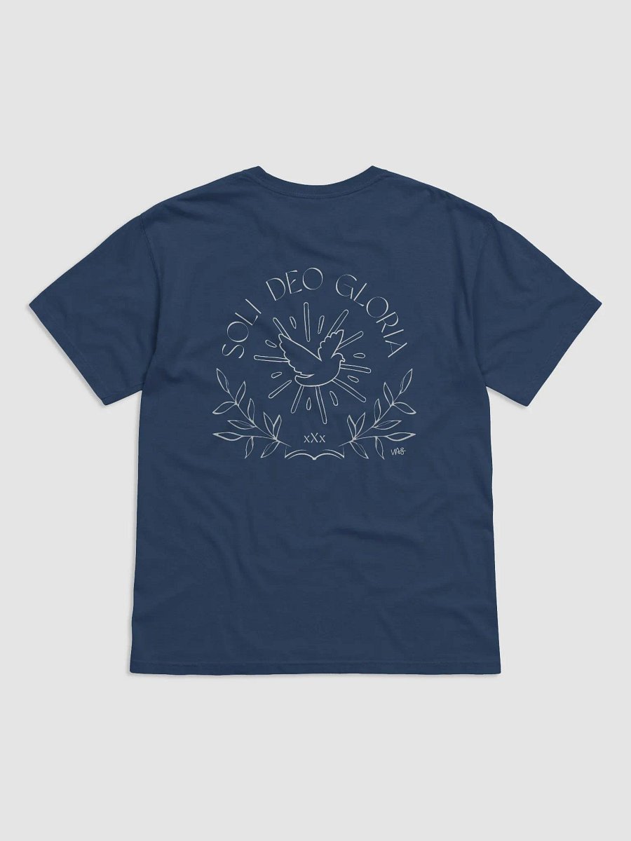 Soli Deo Gloria [Ivory] (Comfort Colors Garment-Dyed Heavyweight T-Shirt) product image (4)