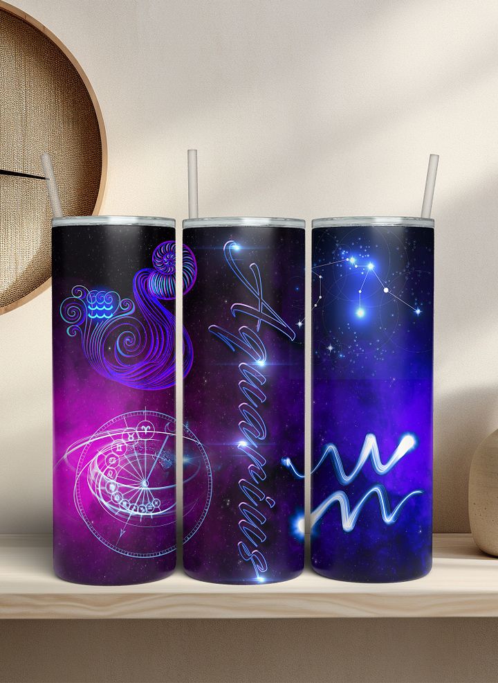 Aquarius Zodiac Tumbler product image (2)