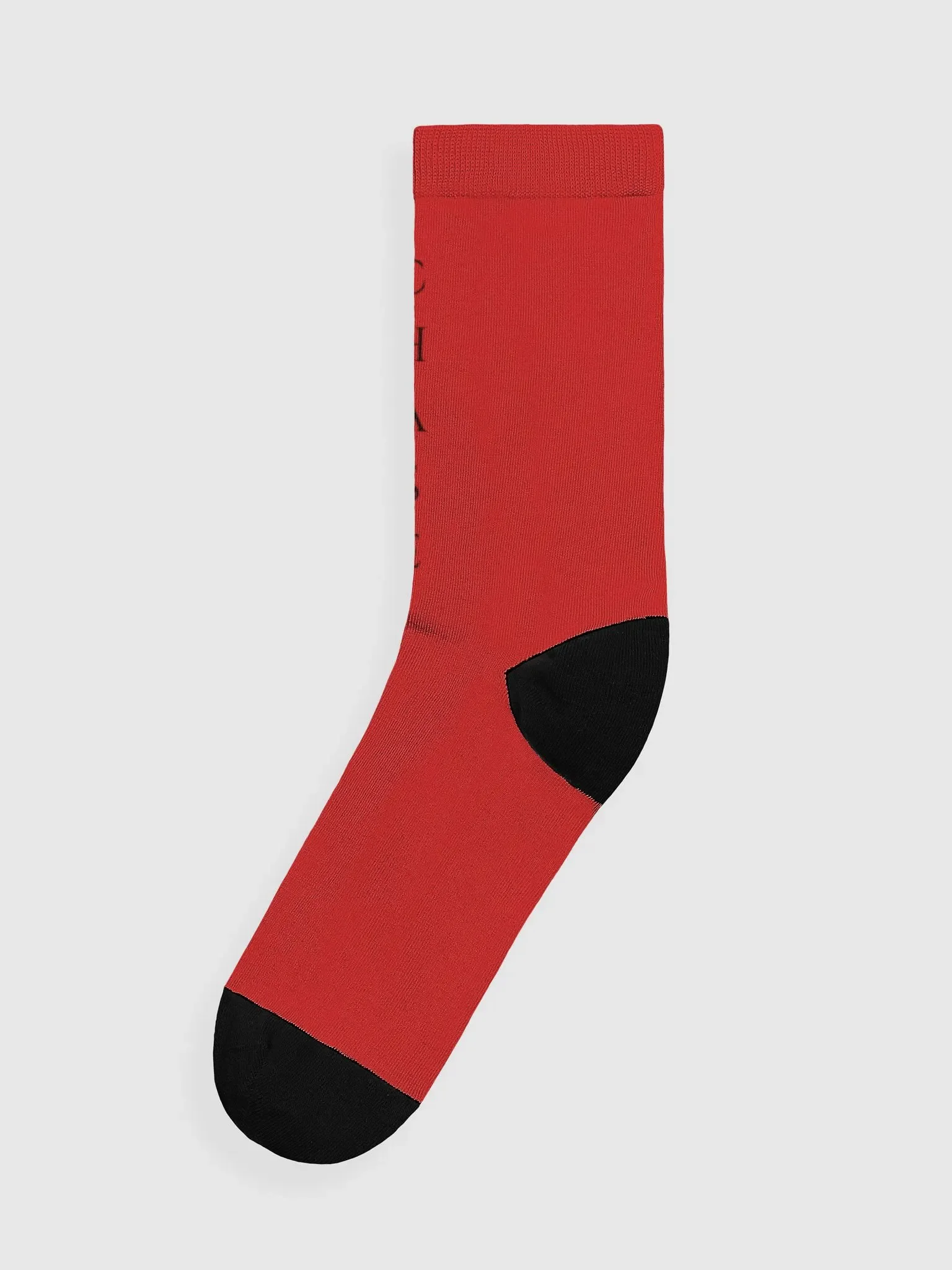CG Crew Socks (Red/Black) product image (1)