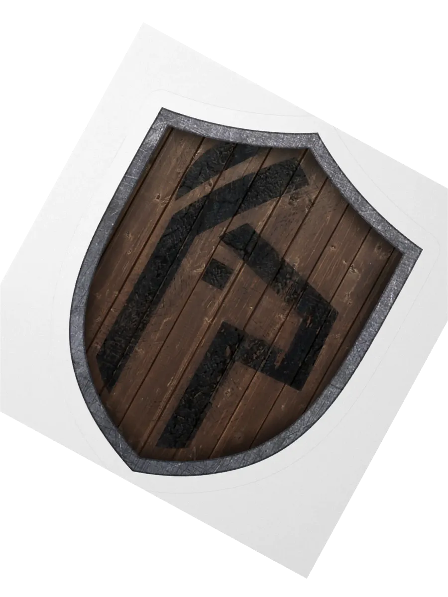 MrLlamaSC Shield Sticker product image (2)