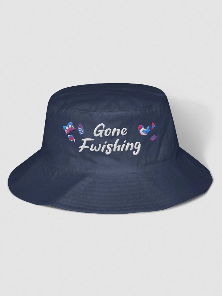 Gone Fwishing bucket hat - embroidered product image (16)