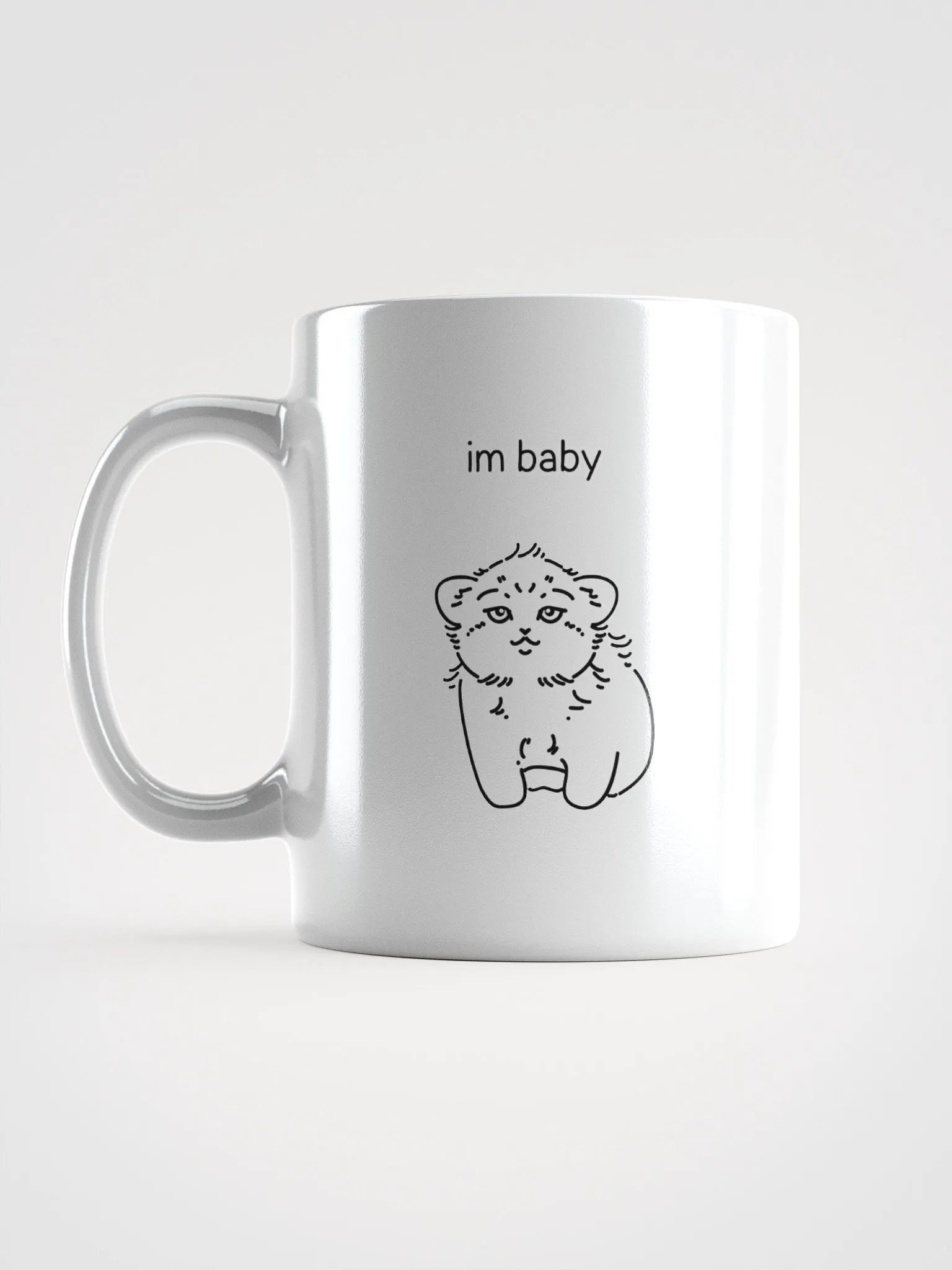 I'm Baby Manul - White Mug product image (18)