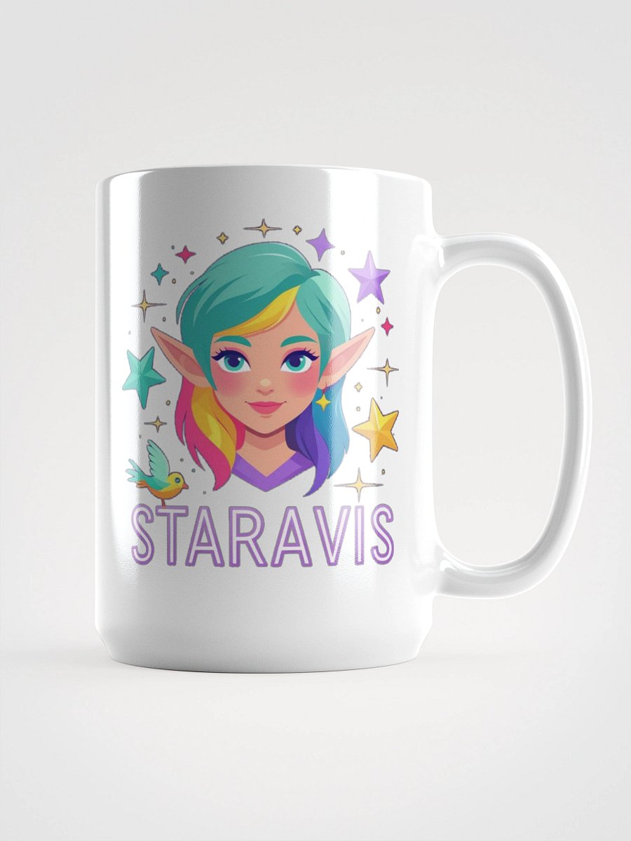 Happy Star Heart Mug 15 oz product image (1)