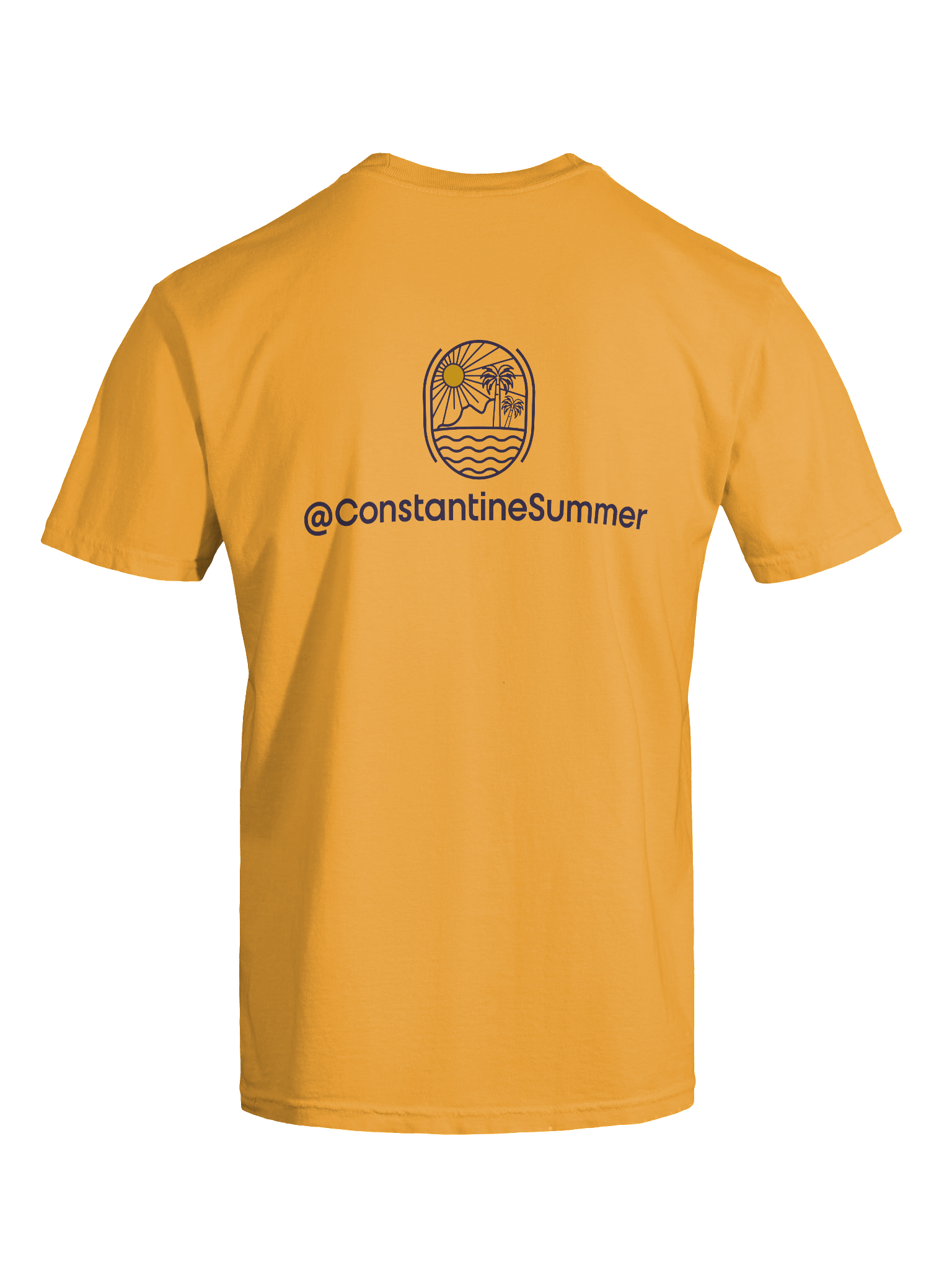 @CONSTANTINESUMMER: TROPICAL SUNSET VIBE T-SHIRT BY COMFORT COLORS (YELLOW) product image (9)